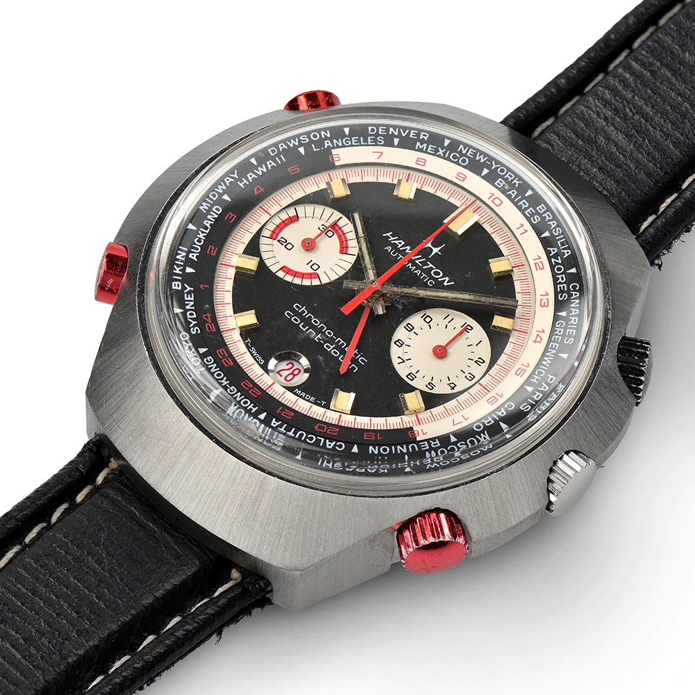 Hamilton Chrono-Matic Count-Down world-time chronograph